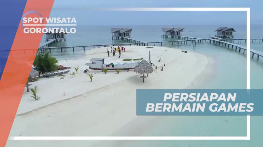 Persiapan Bermain Games Seru di Pulo Cinta Gorontalo