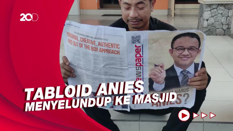 Heboh Tabloid Berisi Kisah Sukses Anies Baswedan Tersebar di Masjid Malang