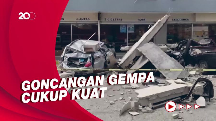 Melihat Lagi Kerusakan Akibat Gempa M 7,7 di Meksiko