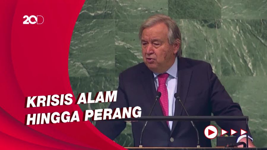 Sekjen PBB Buka Sidang Umum: Dunia Kita Dalam Bahaya dan Lumpuh!