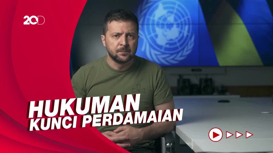 Zelensky di Sidang PBB: Kami Tuntut Rusia Dihukum Seadil-adilnya!