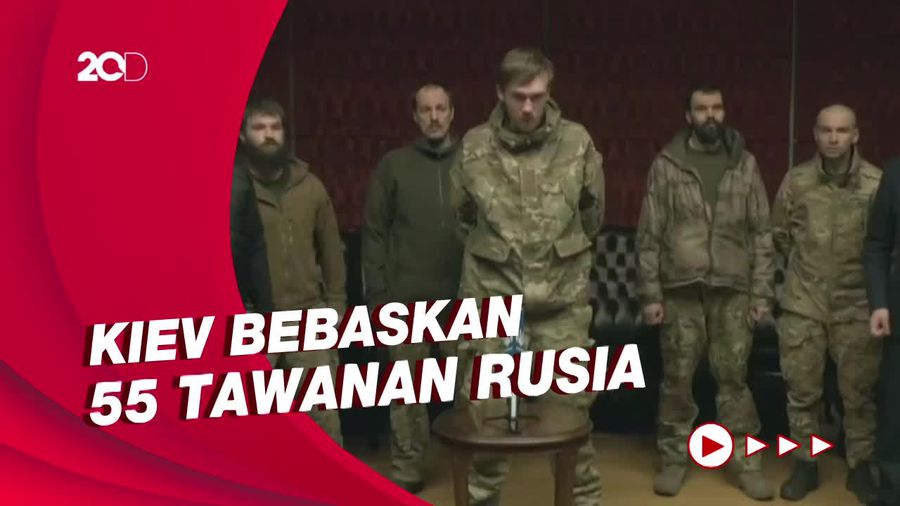 Rusia Bebaskan 215 Tahanan Ukraina, 124 di Antaranya Perwira