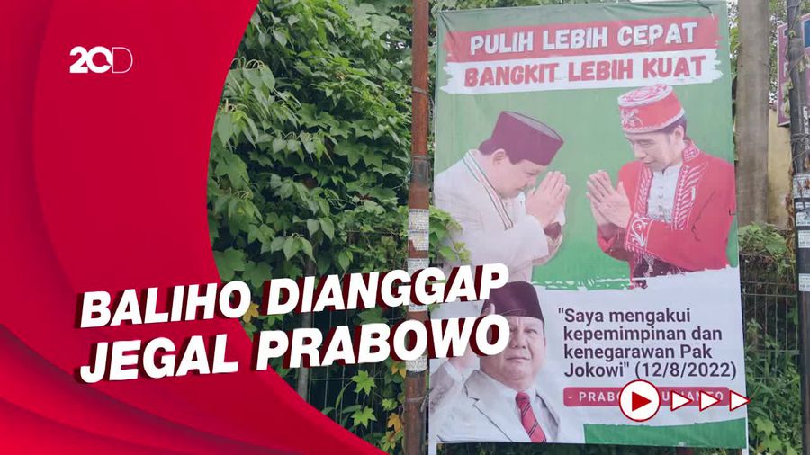 Isi Tulisan dan Gambar Baliho yang Dianggap Jegal Prabowo