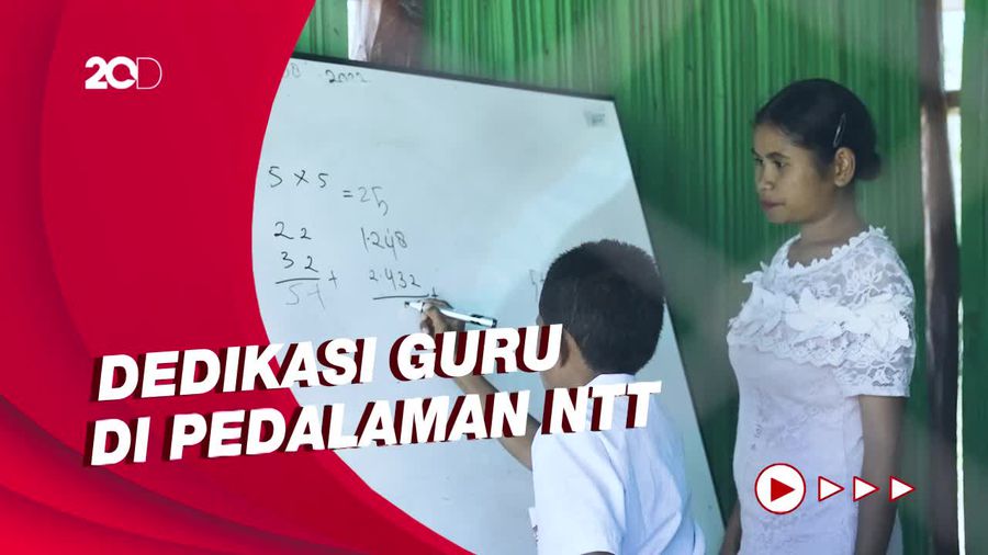 Dedikasi Guru di Pedalaman NTT, Rela Mengajar Meski Berstatus Honorer