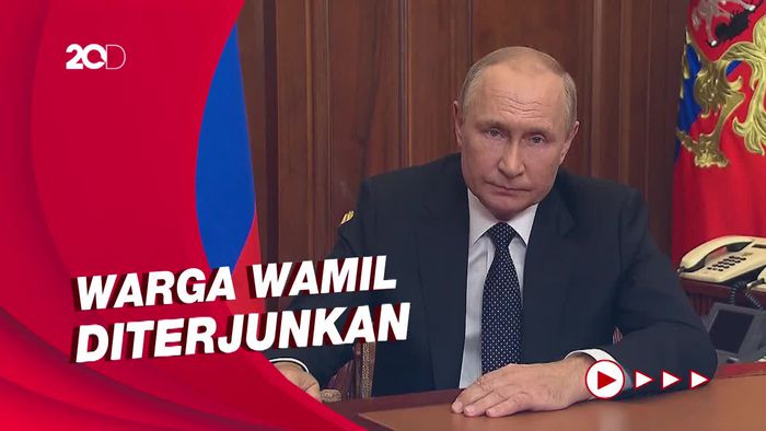 Perintah Putin Mobilisasi 300 Ribu Militer ke Ukraina!