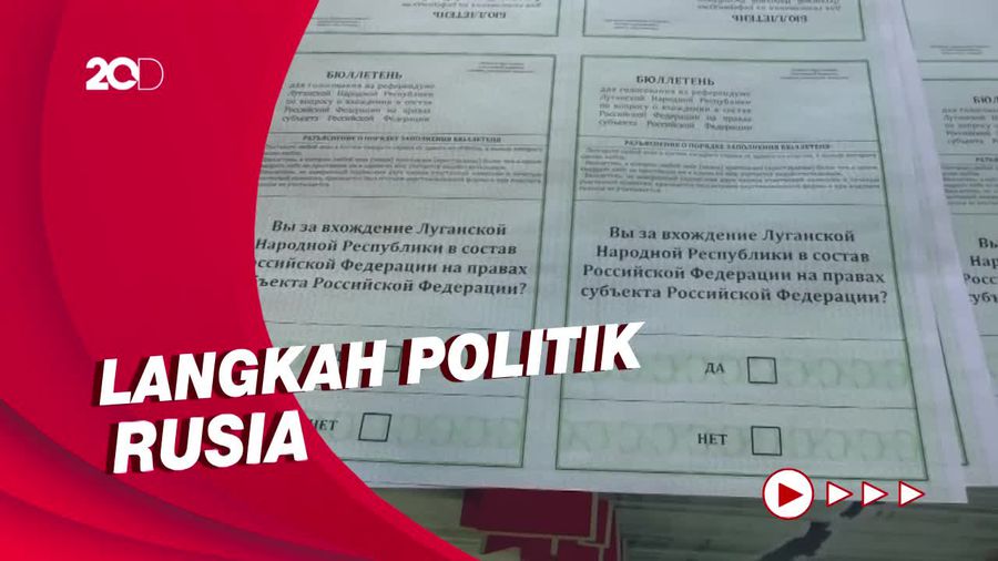 Rusia Mulai Referendum di 4 Wilayah Ukraina