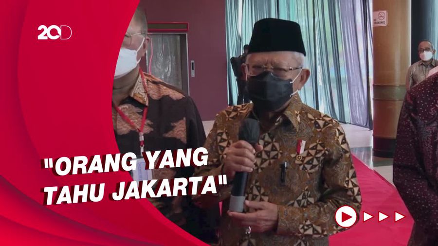 Wapres Bocorkan Pj Gubernur DKI Pengganti Anies Baswedan