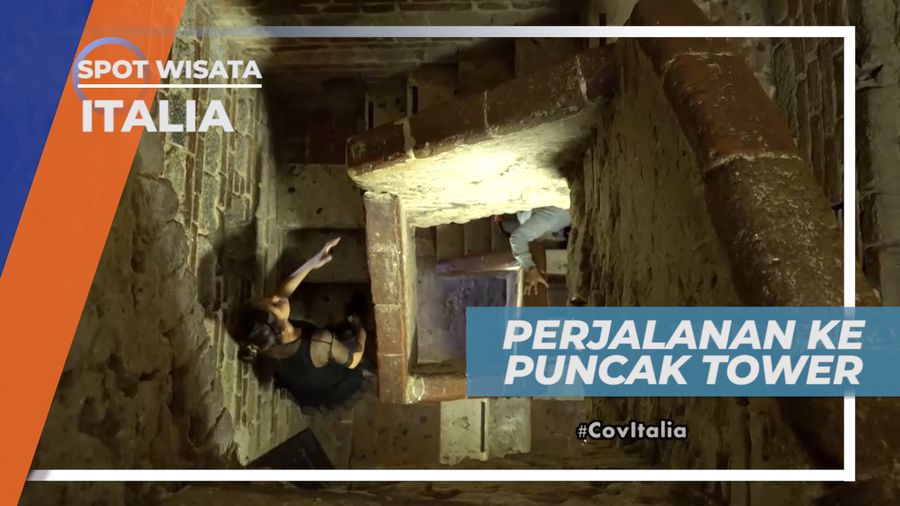 Torre Del Mangia, Menaiki Anak Tangga dan Lorong Sempit Menuju Puncak Tower, Italia