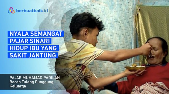 Pajar, Anak 14 Tahun Jadi Penopang Hidup Ibu yang Berpenyakit Jantung