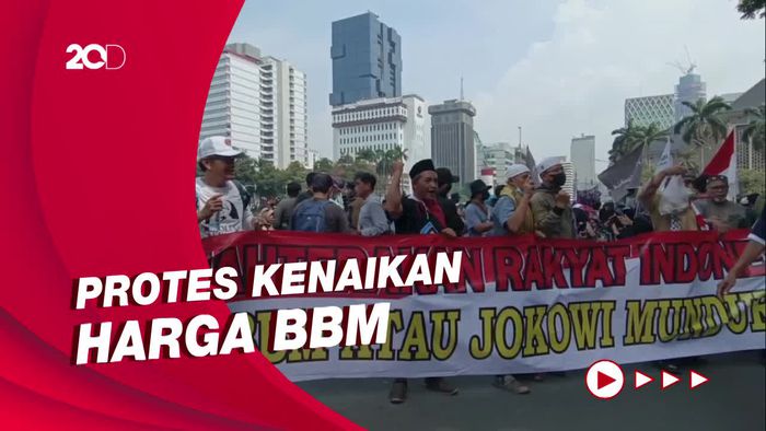 Massa Aksi 2309 Mulai Padati Kawasan Patung Kuda Jakpus