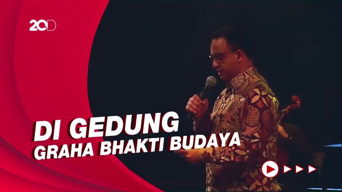 Saat Anies Bacakan Puisi WS Rendra Rakyat adalah Sumber Kedaulatan