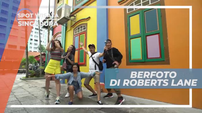 Foto Bersama di Roberts Lane Singapura
