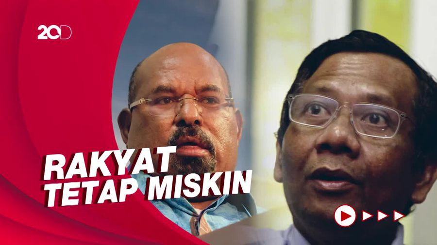 Kekesalan Mahfud ke Lukas Enembe gegara Korupsi Dana Otsus