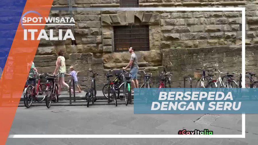 Bersepeda Menikmati Suasana Kota di Italia