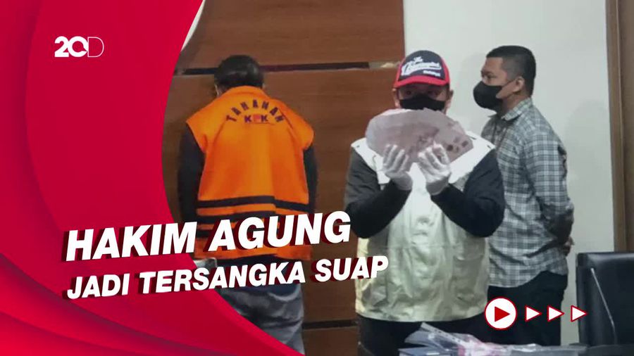 Suap Penanganan Perkara di MA Bikin Sudrajat Dimyati Berompi Oranye