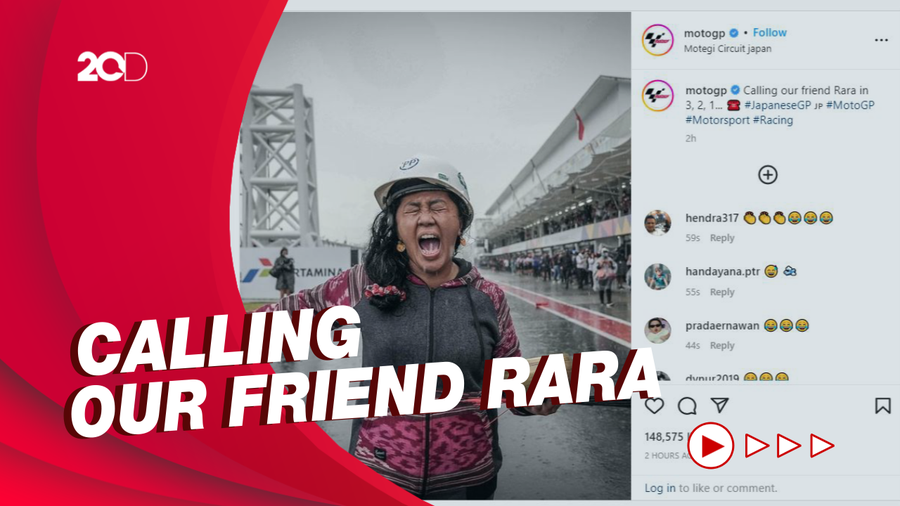 Sirkuit Jepang Diguyur Hujan, MotoGP Panggil Rara Sang Pawang Hujan