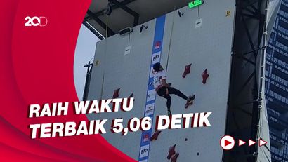 Veddriq Leonardo Pimpin Kualifikasi Kejuaraan Dunia Panjat Tebing