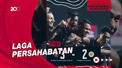 Momen Timnas Indonesia Bungkam Curacao 3-2