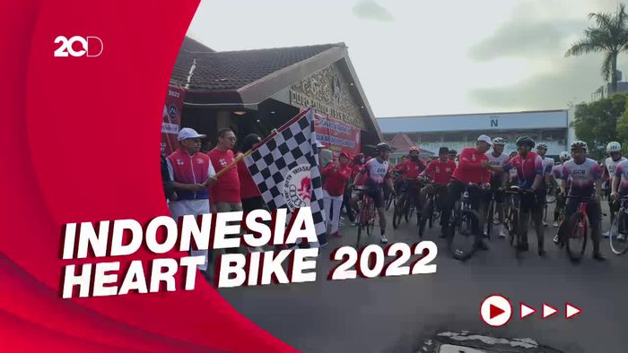 Keseruan Indonesia Heart Bike 2022 Jakarta