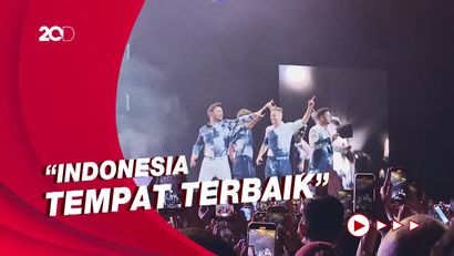 Pecah Abis! Nostalgia Bareng Westlife di Konser The Wild Dreams Tour Sentul