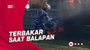 Momen Motor Pembalap Pengganti Joan Mir Terbakar di MotoGP Jepang