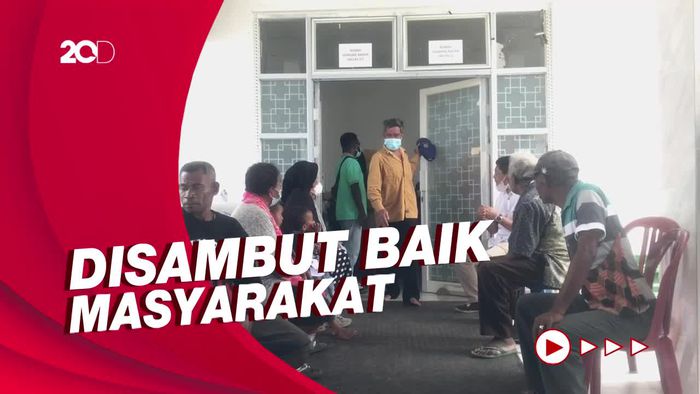 Suasana Operasi Katarak Gratis PMI di Manokwari Selatan