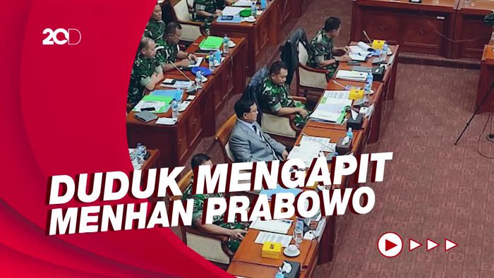 Akhirnya Panglima TNI-KSAD Duduk Bersama di Raker Komisi I DPR