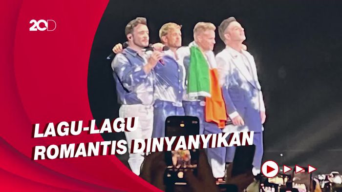 Konser Westlife di Surabaya Obati Rindu Fan