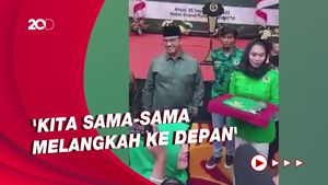 Saat Kedatangan Anies Disambut Teriakan Presiden di Mukercab PPP