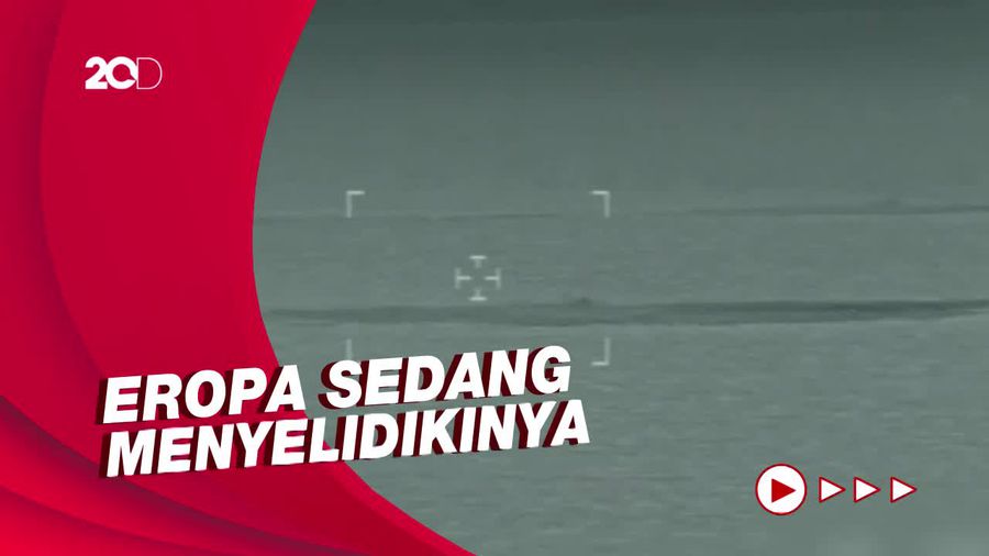 Penampakan Kebocoran Pipa Nord Stream di Laut Baltik