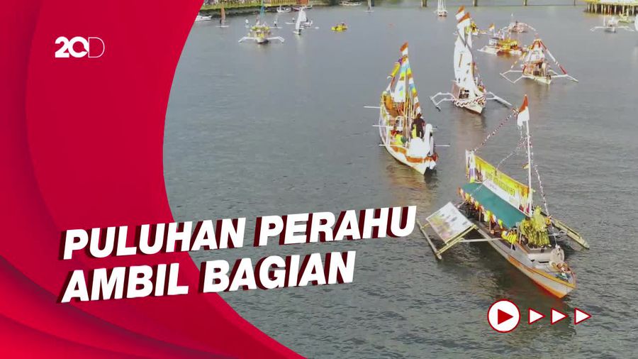 Parade Perahu Hias Tandai Pembukaan Salo Karajae 2022