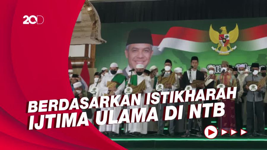 Ijtima Ulama NTB Deklarasi Dukung Ganjar Jadi Presiden