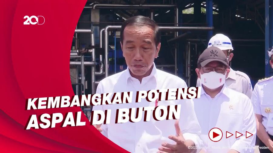 Jokowi Tegaskan Dalam 2 Tahun RI Tak Lagi Impor Aspal