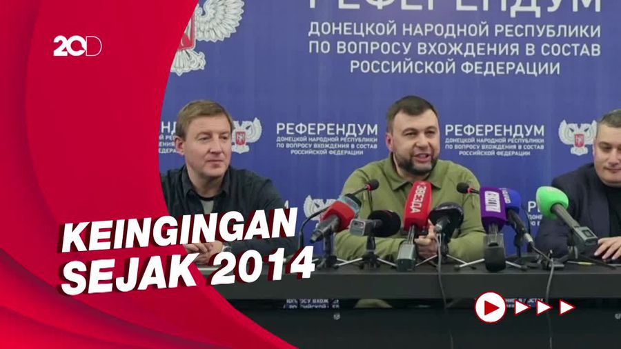 Hasil Referendum di Ukraina, Pemimpin Donetsk: Kami Mencetak Sejarah