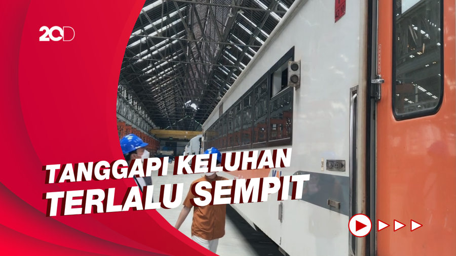 Balai Yasa Manggarai Modifikasi Jarak Tempat Duduk Kereta Kelas Ekonomi