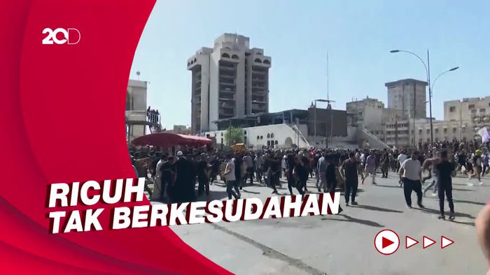 Aksi Unjuk Rasa di Irak Ricuh, Protes Pengunduran Diri Ketua Parlemen