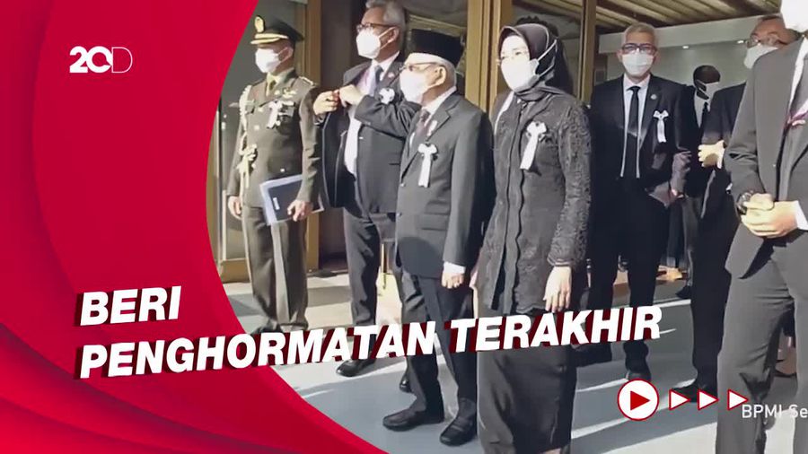 Momen Wapres Maruf Amin Hadiri Pemakaman Eks PM Jepang Shinzo Abe