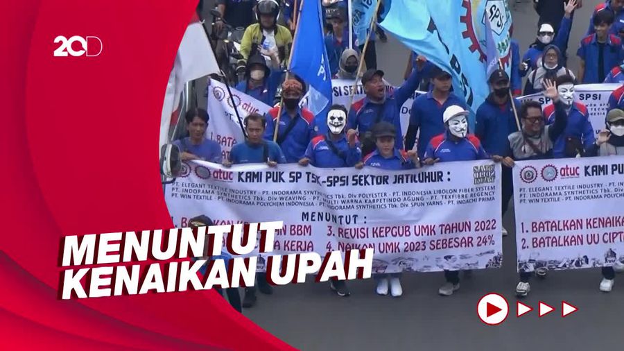 Buruh Purwakarta Turun ke Jalan, Jalur Nasional Lumpuh