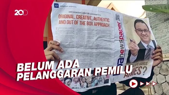Bawaslu Tak Tindak Lanjuti Laporan Soal Tabloid Anies 