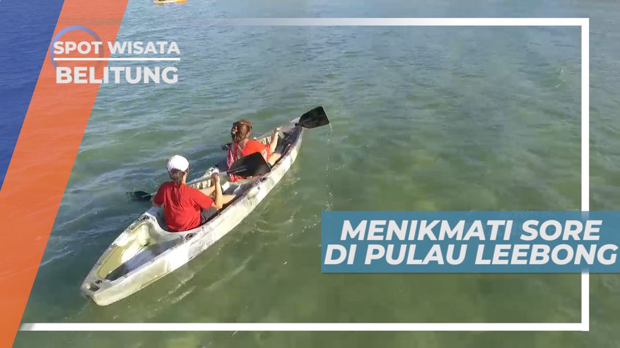 Siraman Sinar Matahari Sore yang Hangat di Pulau Leebong, Belitung