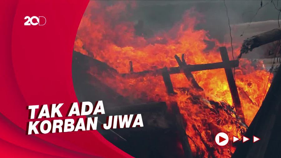 Pabrik Pengolahan Kayu di Lumajang Terbakar