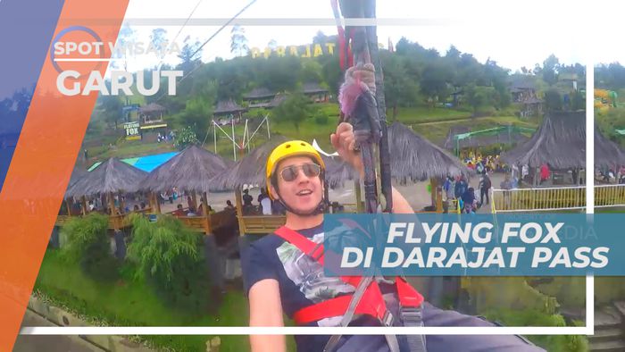 Darajat Pass, Pacu Adrenalin Meluncur Seru Bermain Flying Fox, Garut