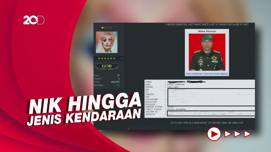 Muncul Lagi, Hacker Bjorka Sebarkan Data Pribadi Kepala BSSN