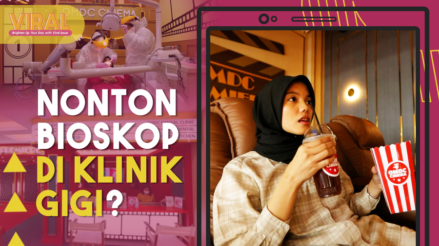 Uniknya Klinik Gigi dengan Tema Bioskop di Bintaro