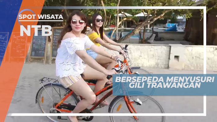 Bersepeda Menyusuri Indahnya Pulau Gili Trawangan, Lombok