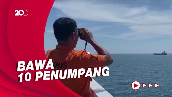 Momen Pencarian Kapal Hilang di Perairan Pangkep Sulsel