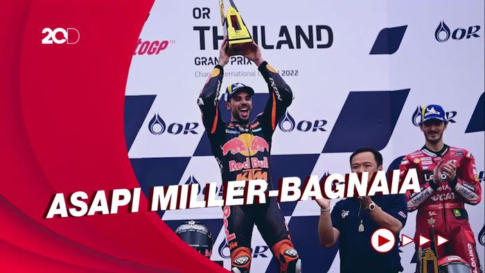 Miguel Oliveira si Raja Trek Basah Juarai MotoGP Thailand