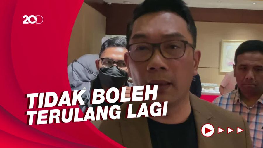 RK soal Tragedi Kanjuruhan: Momentum Pembenahan Sepakbola Indonesia
