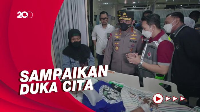 Kapolri Cek RS Sampai Takziah ke Rumah Duka Korban Tragedi Kanjuruhan