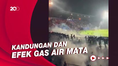 Fakta Ilmiah Gas Air Mata yang Ditembakkan di Kanjuruhan 